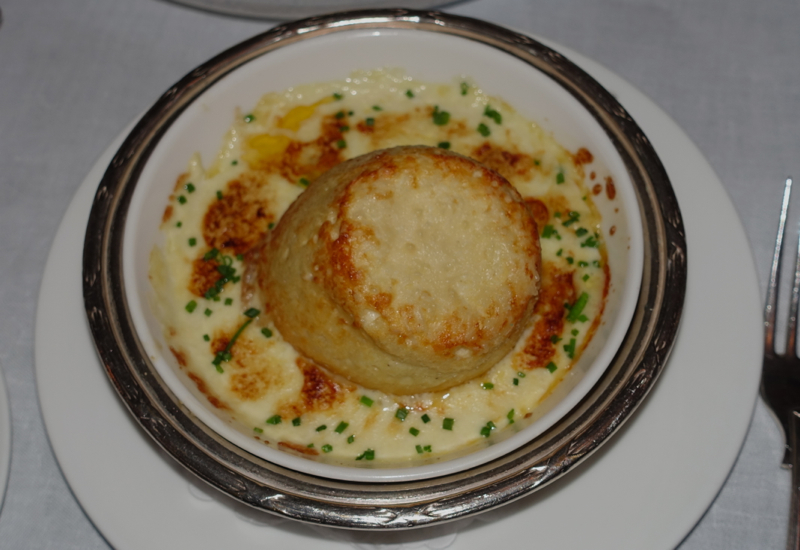 Twice Baked Stilton Souffle, Wiltons, London