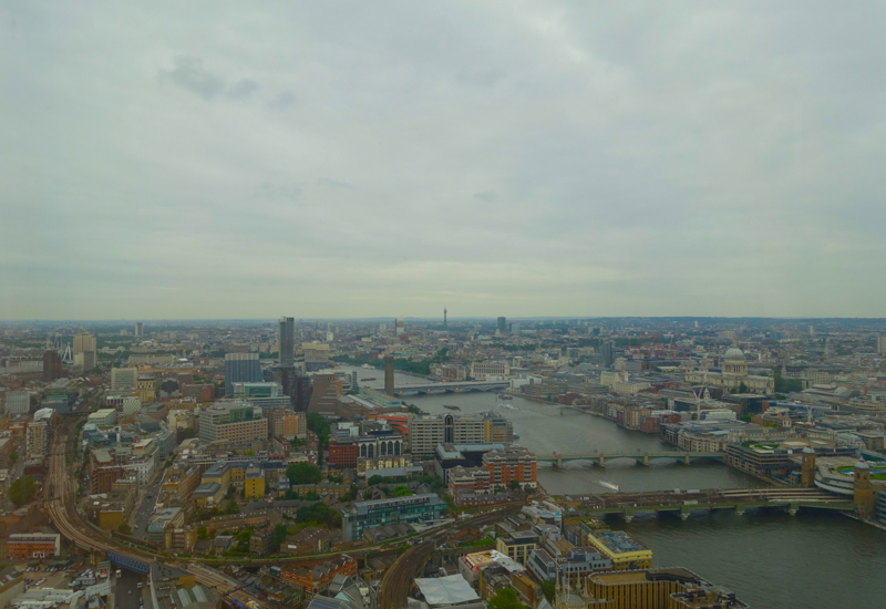 View from Deluxe City View Room, Shangri-La at The Shard London Review