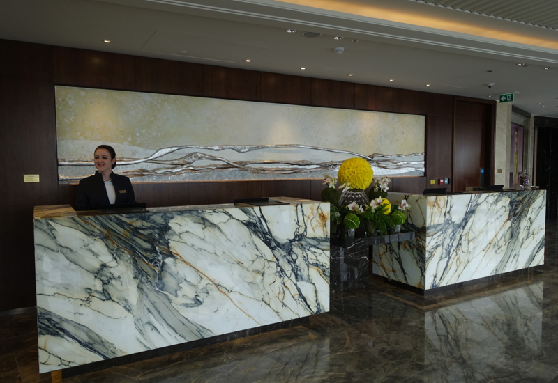 Reception, Shangri-La at The Shard, London Review