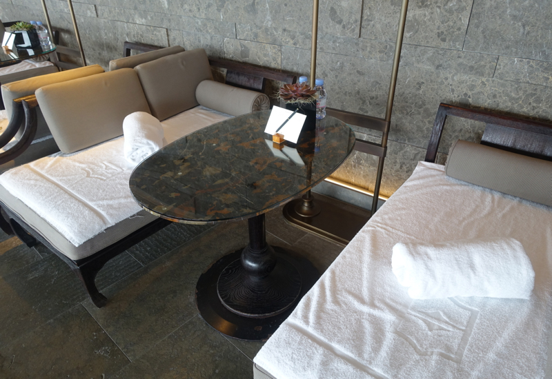 Day Beds by Pool, Shangri-La at The Shard, London Review