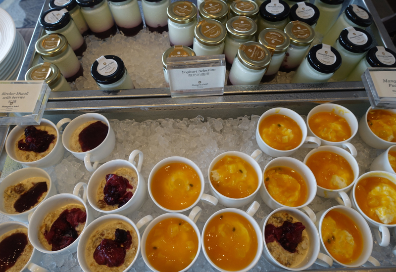 Yogurt, Bircher Muesli, Rice Pudding, Shangri-La London Breakfast Review