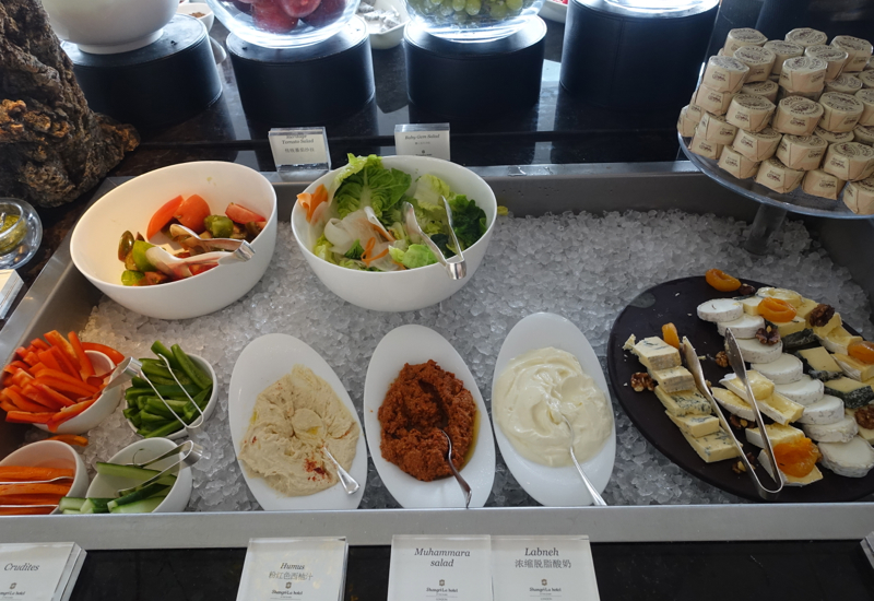 Salads, Dips, TING Breakfast Buffet, Shangri-La London Review