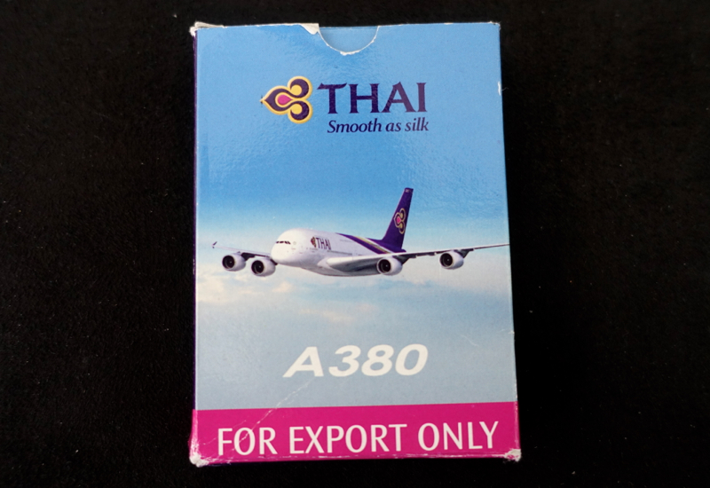 Thai Airways A380 First Class Playing Cards