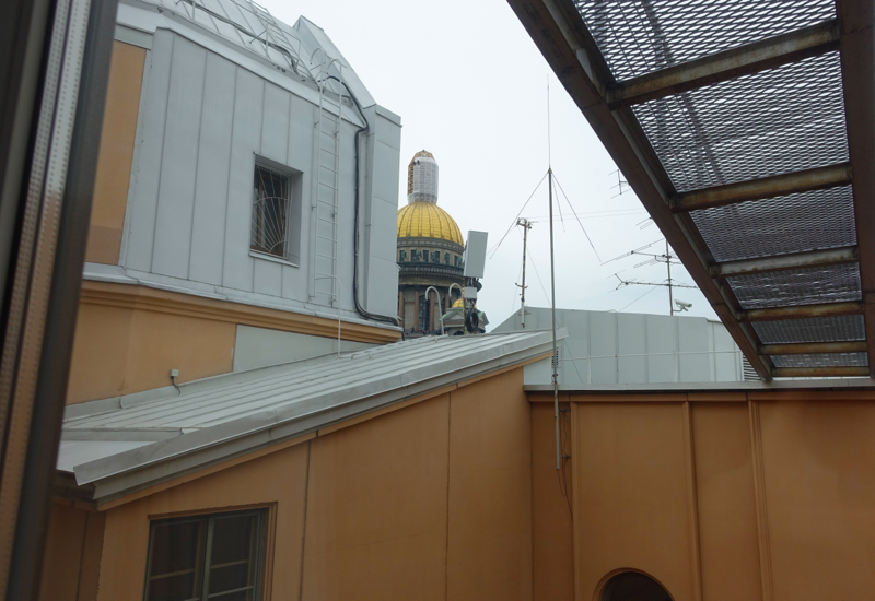 View of St. Isaac's Cathedral from 2nd Classic Room, Hotel Astoria St. Petersburg Review