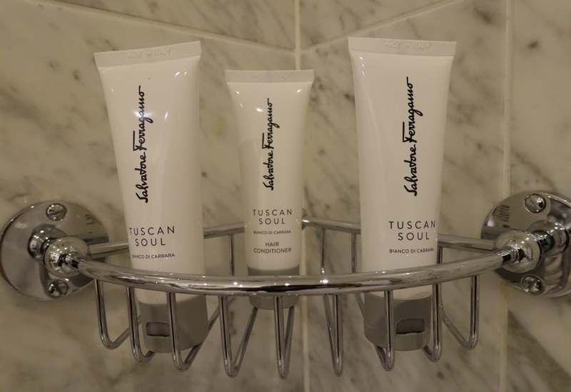 Tuscan Soul by Salvatore Ferragamo Bath Products, Hotel Astoria Review