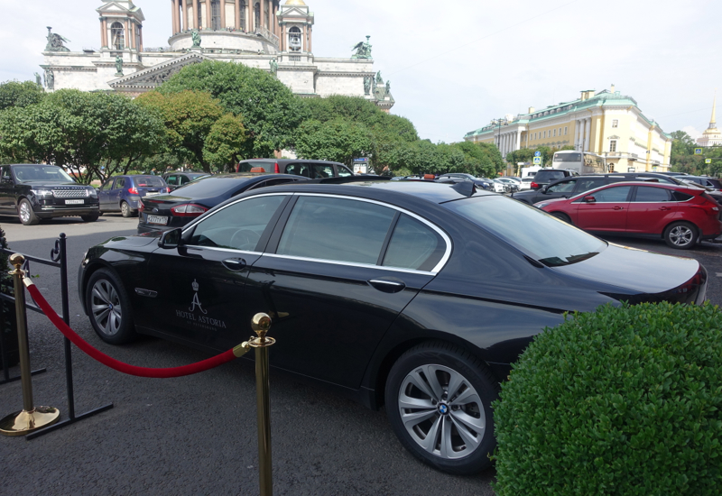 Hotel Astoria Car Used for Airport Transfers