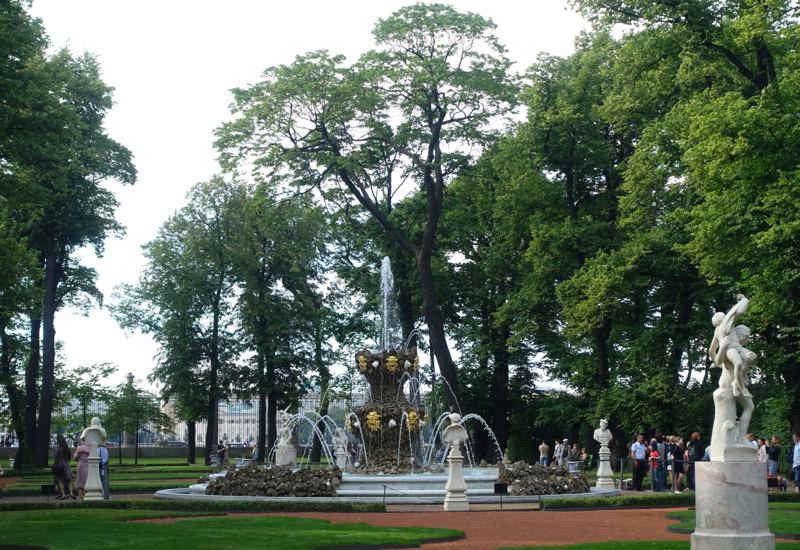 Crown Fountain, Summer Garden, St. Petersburg Russia