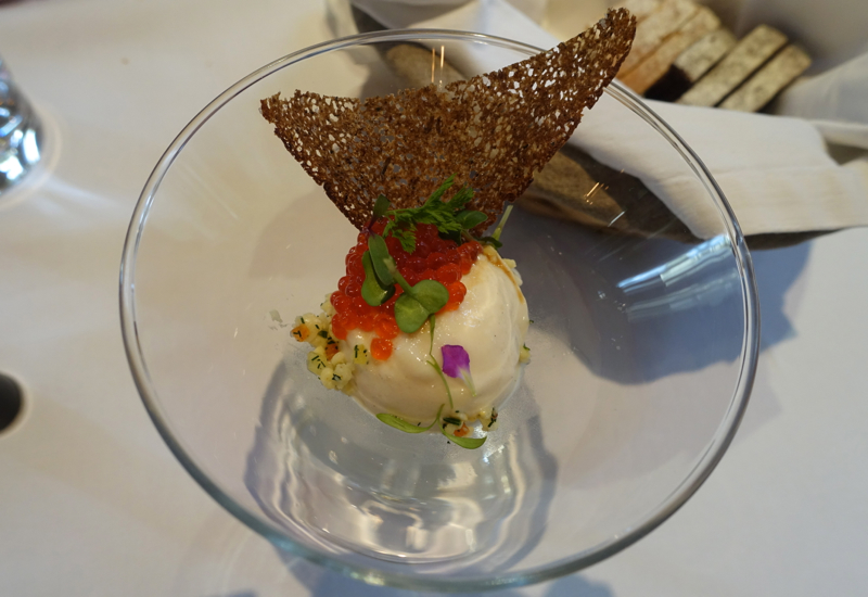 King Crab "Ice Cream" with Red Caviar, Anatoly Komm at Raff House Review