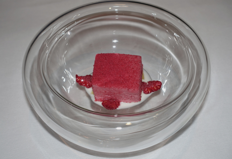 Raspberry Mousse Pre-Dessert, Anatoly Komm at Raff House Review