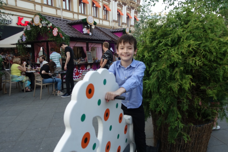 Outdoor Rocking Horse, Moscow, Russia