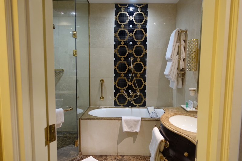 Superior Room Bathroom, St. Regis Moscow Review