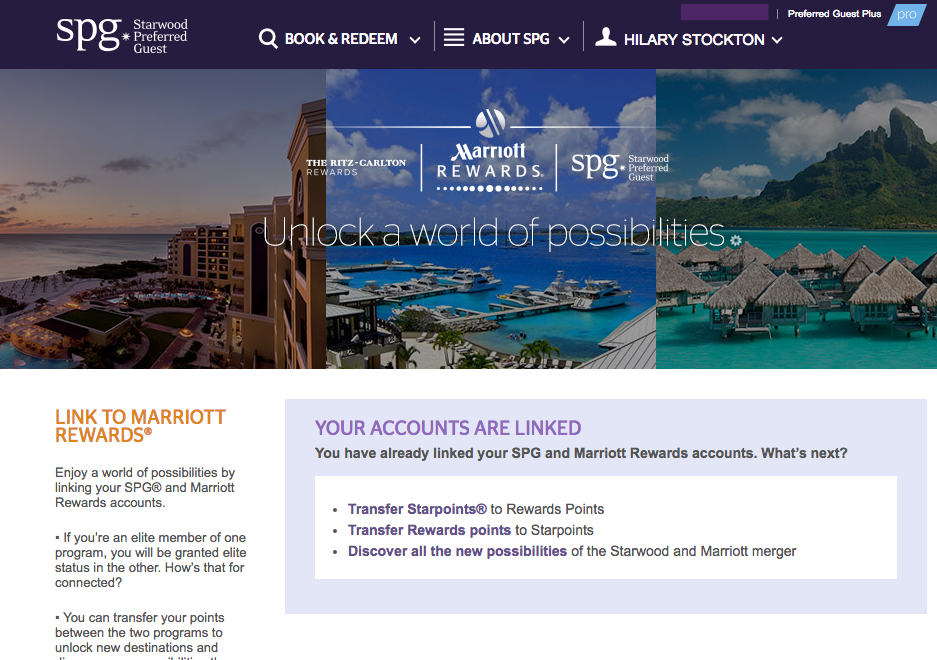 Link Your SPG and Marriott Accounts, How to Transfer Points and FAQ