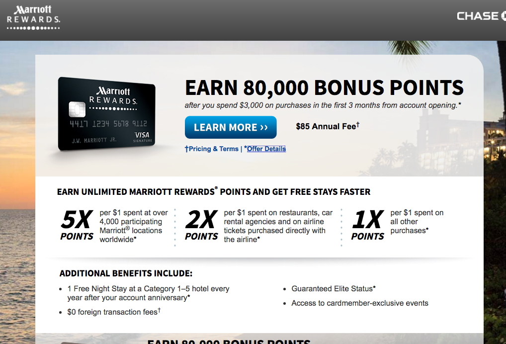 Earn More SPG Starpoints with Marriott Visa Bonuses