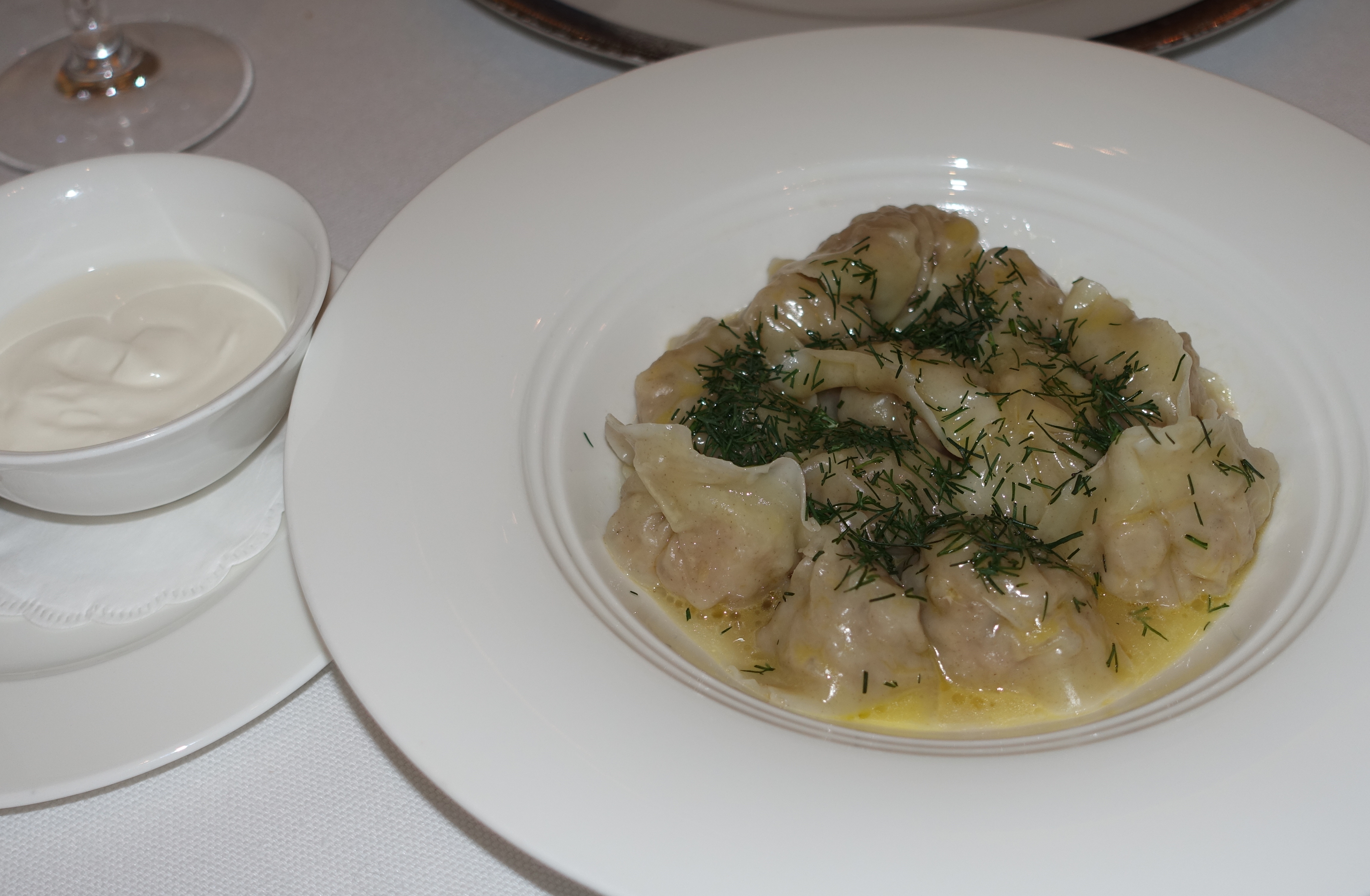 Beef Pelmeni, BOLSHOI Restaurant Review, Moscow