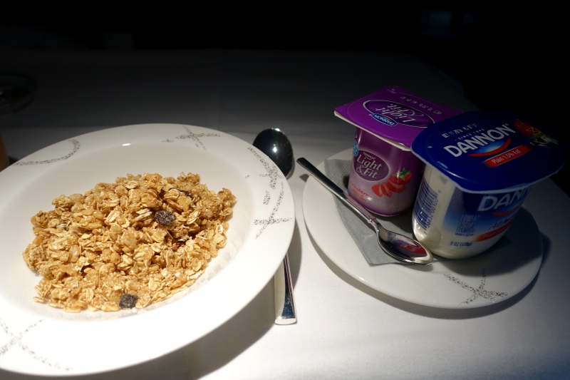 Cathay Pacific First Class: Food Could Be Better