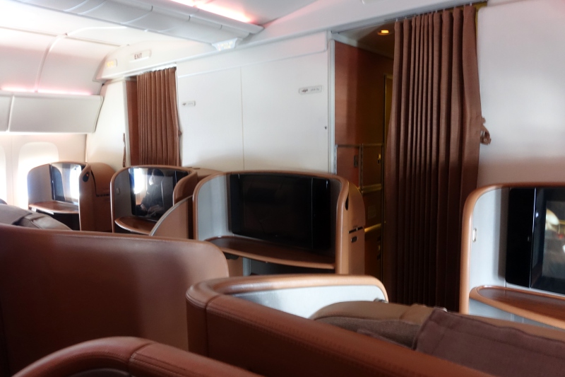 Singapore First Class Cabin Review, 777-300ER