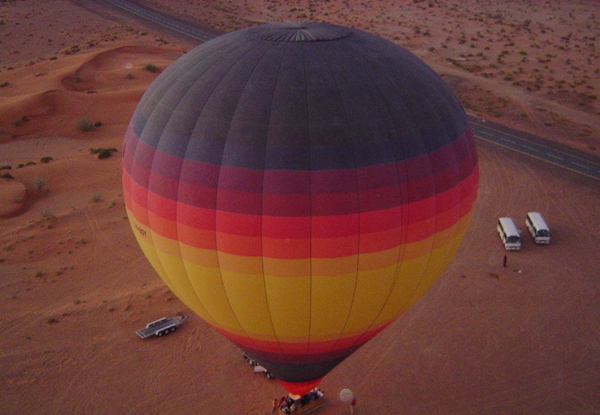 Hot air balloon ride, Dubai