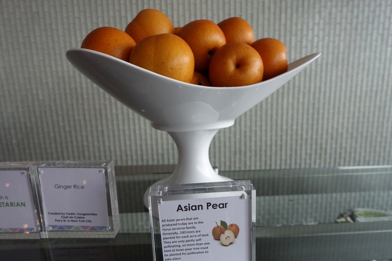 Asian Pears, The Centurion Lounge New York LGA Review