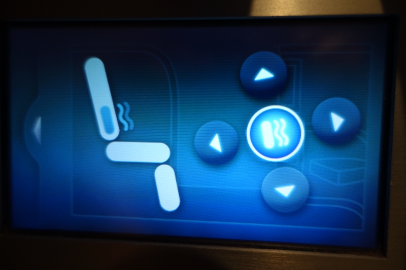 Seat Massage Function, Cathay Pacific First Class Review