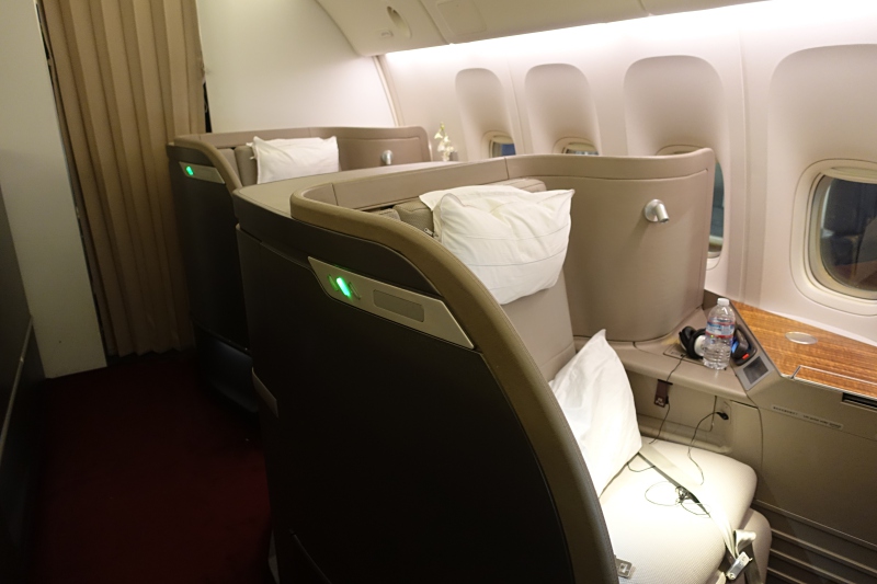 Review Cathay Pacific 777 First Class