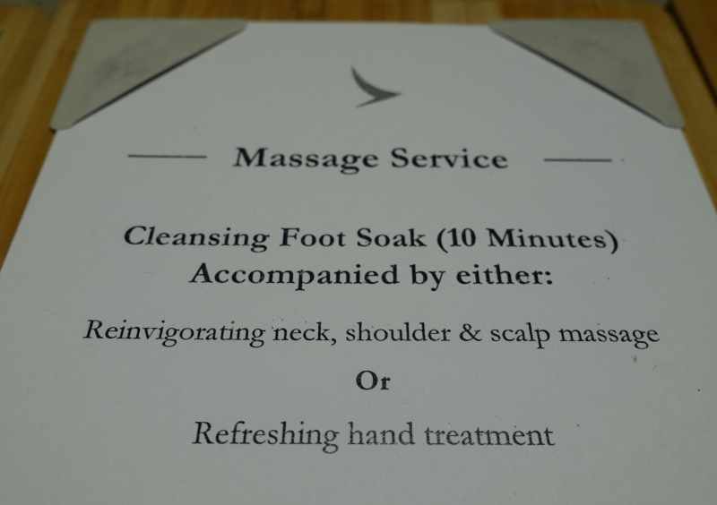 Massage, Cathay The Pier First Class Lounge Review