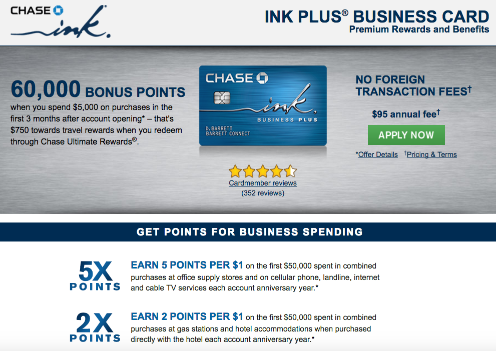 Get the Ink Plus Now for 5X to Be Grandfathered?