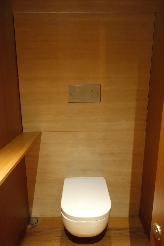 Cabana Toilet, Cathay The Wing First Class Lounge Review HKG