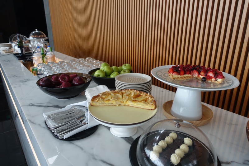 Self-Serve Buffet, Cathay Pacific The Wing First Class Lounge Review