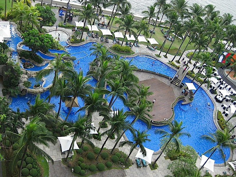 Pool at the Sofitel Manila