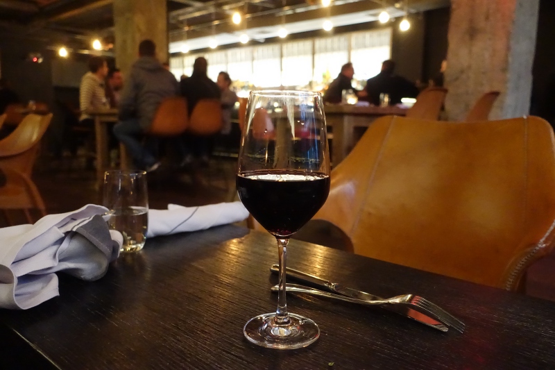 Glass of Malbec, Black Barn NYC Restaurant Review