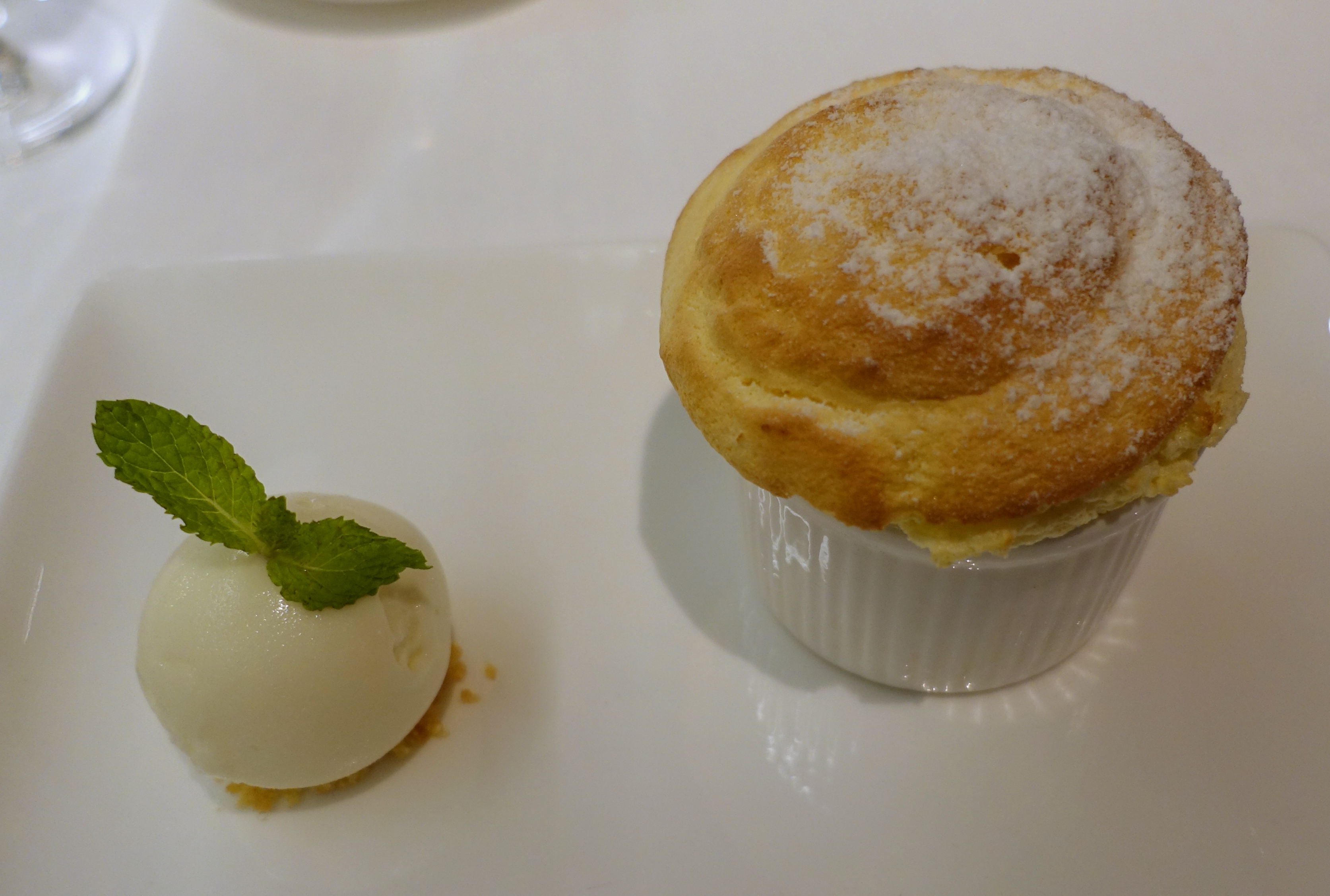 Passion Fruit Souffle for Dessert, Amanoi Review