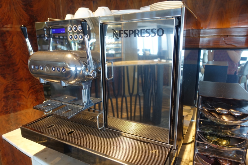 Nespresso Machine, Ritz-Carlton Hong Kong Club Lounge Review