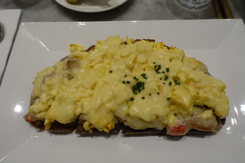 Sausage and Egg Tartine, Maison Kayser NYC Review