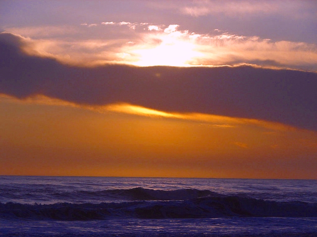 Beach sunset, Mar del Sud, Argentina