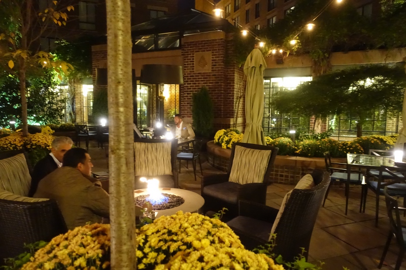 Four Seasons Washington, DC Courtyard Fire Pit