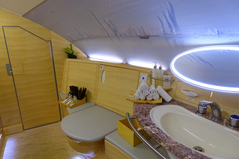 Emirates A380 First Class Bathroom