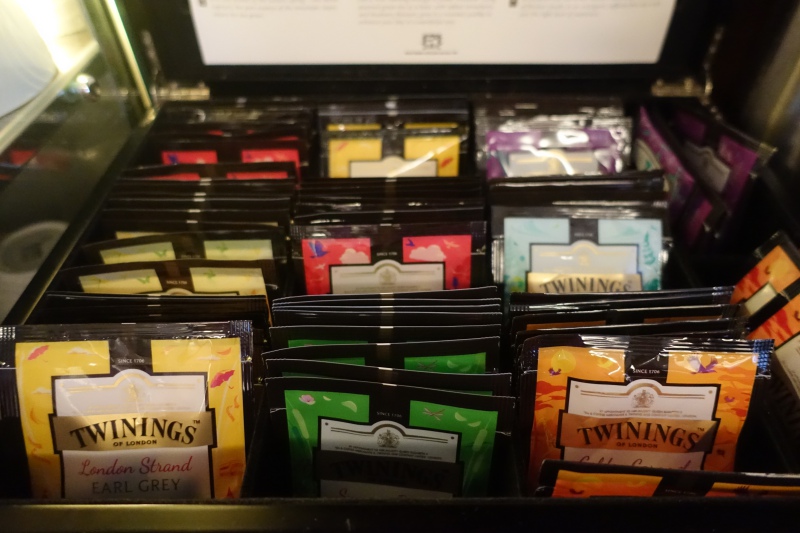 Twinings Tea, AMEX Centurion Lounge SFO Review