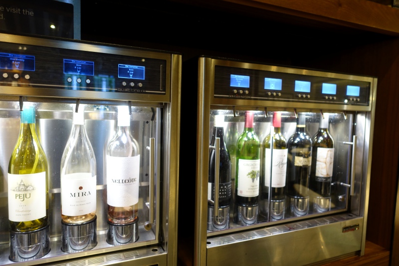 Wine on Tap, AMEX Centurion Lounge SFO Review