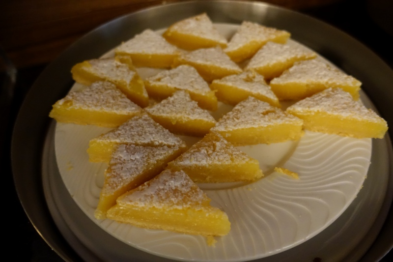 Lemon Bars, AMEX Centurion Lounge SFO Review