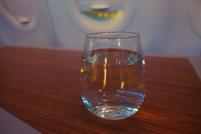 Pre-Flight Drink, American First Class A321 Review