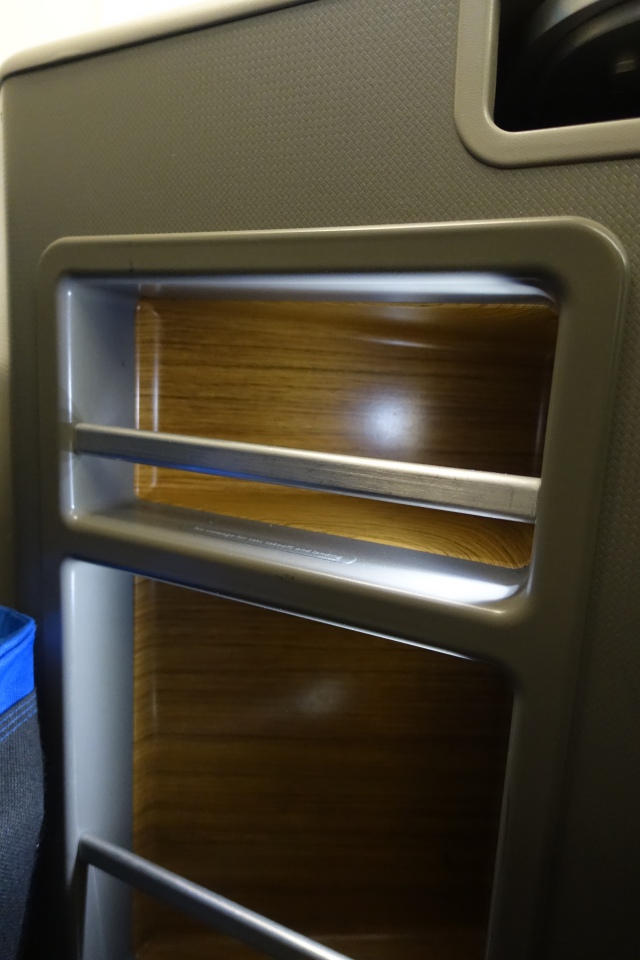 Storage for Small Items, American First Class A321 Review