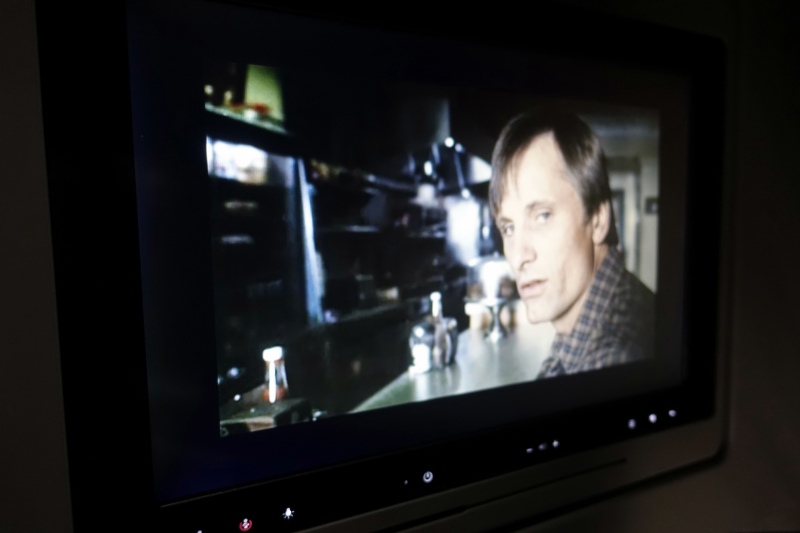 A History of Violence, Viggo Mortensen, American A321 First Class