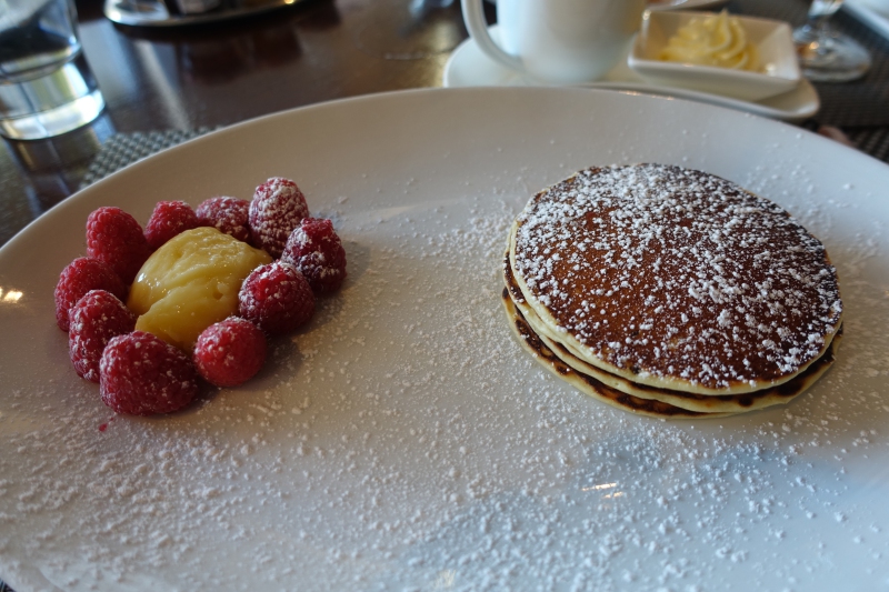 Ricotta Pancakes with Lemon Curd, Seasons Breakfast, Four Seasons DC Review