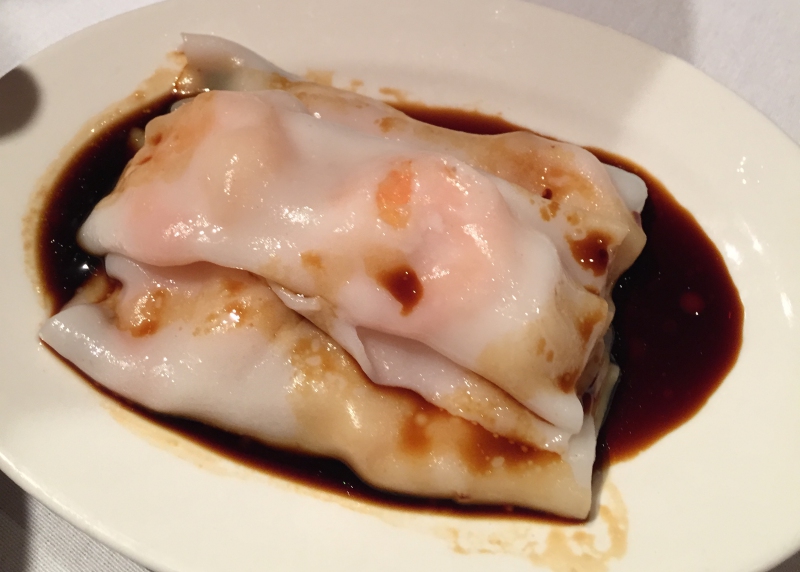 Rice Noodle Roll with Shrimp, Dim Sum Go Go Review