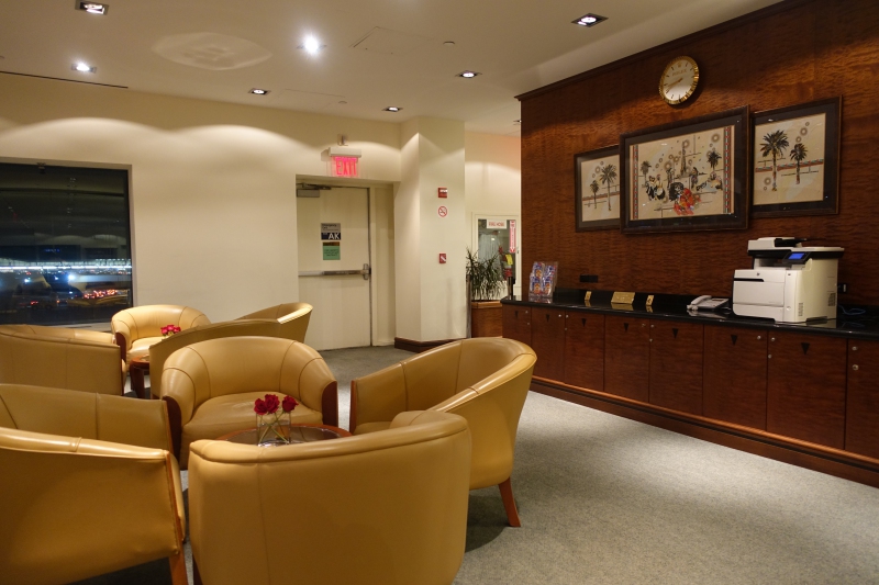 Seating in Groups of 4 Chairs, Emirates Lounge JFK Review