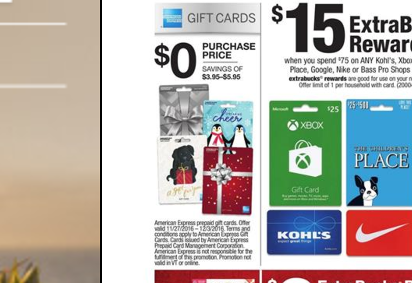 5X Almost Everywhere No Fee AMEX Gift Cards at Walgreens, CVS