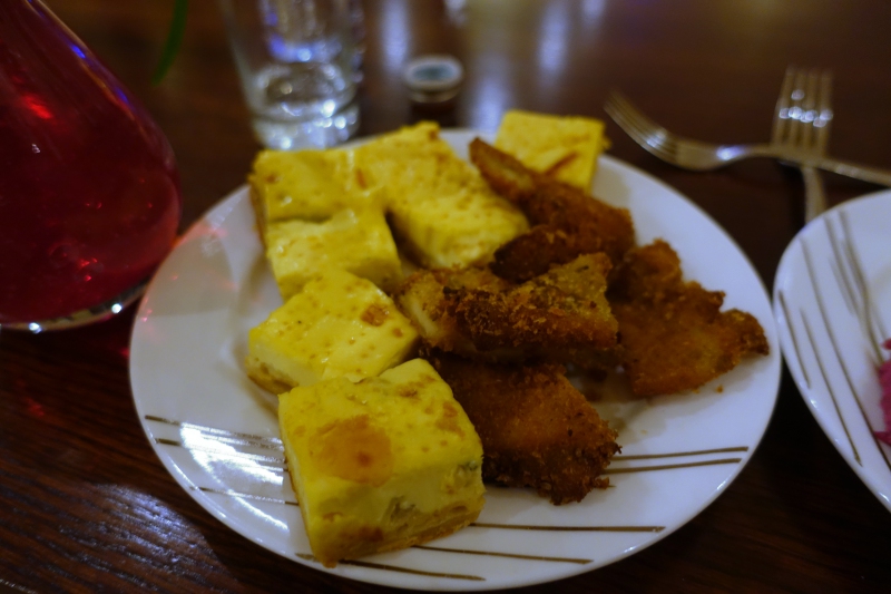 Chicken and Quiche, Club Lounge, Raffles Dubai Review