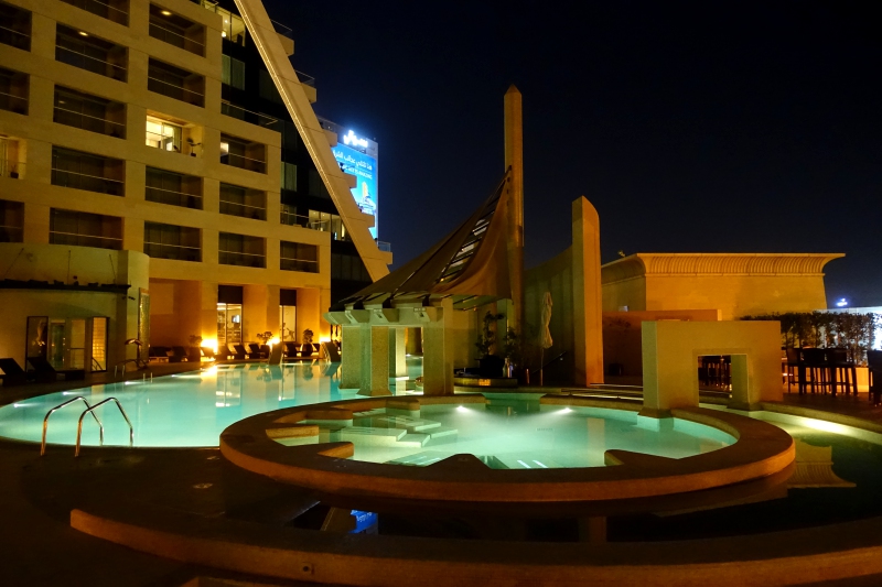 Jacuzzis, Raffles Dubai Review