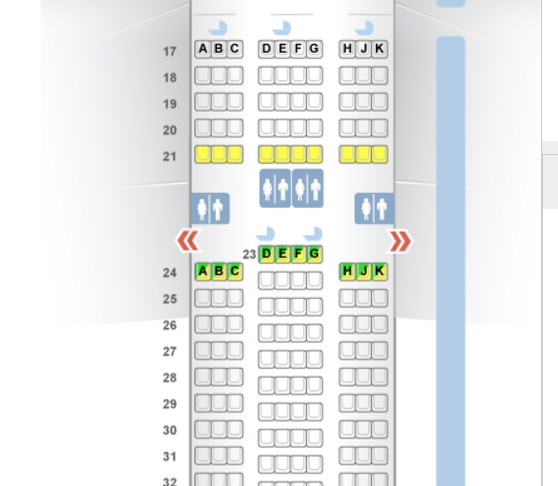 Seat Map Emirates Boeing B777 300ER Three Class SeatMaestro, 60% OFF