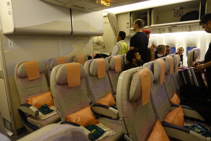 Emirates Economy Class Review, 777-300 Dubai to Male Maldives